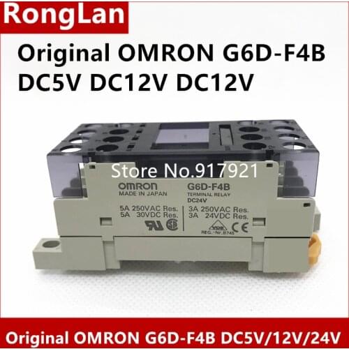 [ZOB] New original OMRON Omron solid state relays G6D-F4B DC5V DC12V DC24V