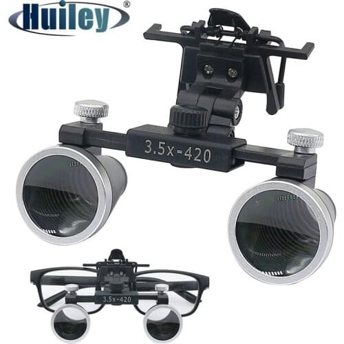 Dental Loupes 2.5X 3.5X Magnification Galilean Binocular Medical Magnifier Dentistry Surgical Optical Glass Lens Dentist