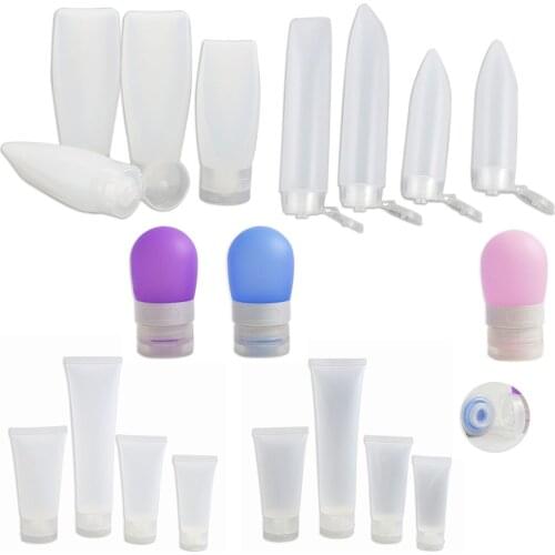 1PCS X Translucent Frost Plastic Cosmetic Lotion Tubes Bottles Shampoo Facial Cleanser Makeup Sample Soft Container Tube 15g 30g