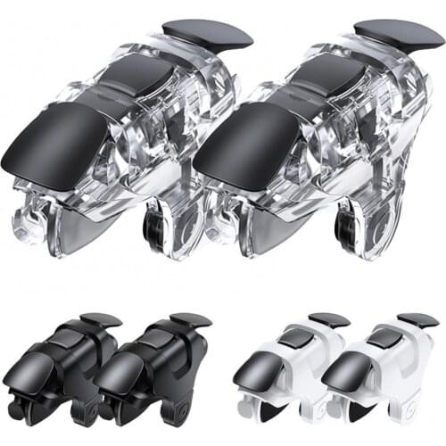 2Pcs Sensitive Touch Mobile Gaming Controller Button No Delay Gamepad Joystick Trigger Shooters Game Accessory