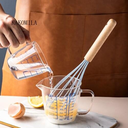 250ML 500ML Glass measuring cup Baking scale cup High temperature container Household kitchen tools Baking supplies