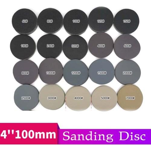 4 inch Sandpaper - 100MM Sanding Discs Silicon Carbide 60-10000 Grits for Polishing & Grinding
