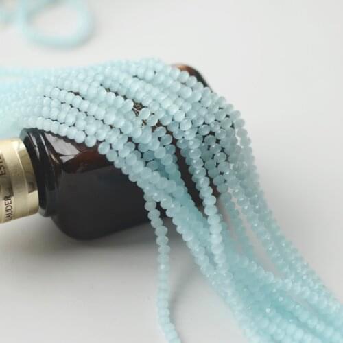 STENYA 4*3mm Bijoux Crystal Czech Beads Rondelle Stone Beading Diy Jewelry Spacer Earring Charms Bracelet Necklace Accessories