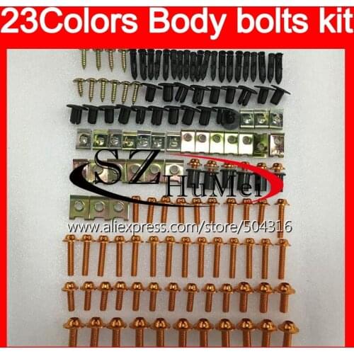 Fairing bolts full screw kit For SUZUKI TL1000R 98 99 00 01 02 03 TL1000 R 1998 1999 2000 2002 2003 Windscreen bolt screws Nuts