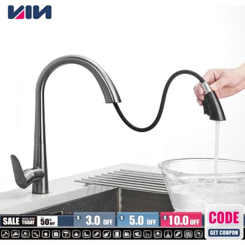 FGHGF Black Kitchen Faucets