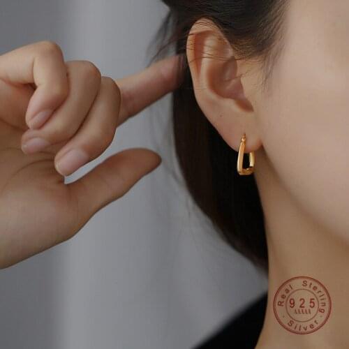 HI MAN 925 Sterling Silver Korean Vintage Spiral Wave Earrings Women Luxury Temperament Engagement Jewelry Gift