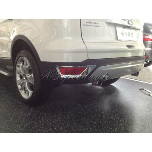 ABS Plastic Chromed Rear Fog Light Cover For Ford Escape Kuga 2013