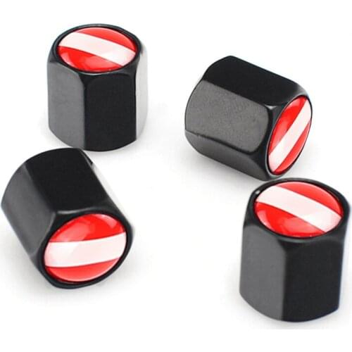 Stainless Steel Auto Wheel Tire Air Car Valve Caps Stem Cover For Fiat Punto Bravo Palio Linea Freemont Stilo With Brand Logo