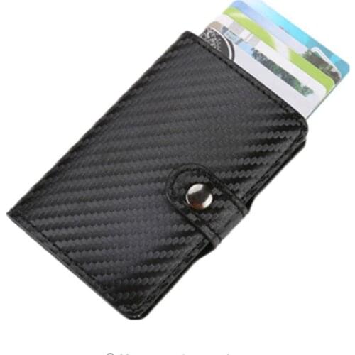 BISI GORO New Men Women Credit Card Holder Top Grade Card Case Fashion Bank Card Wallet Famous Carbon Card Organizer Slim Wallet