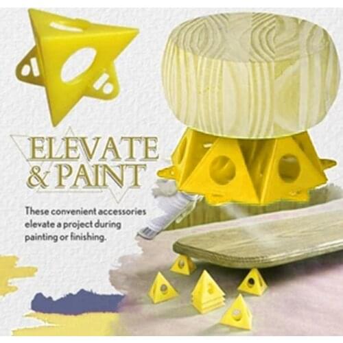 Mini Painting Stands For Canvas And Cabinet Door Risers Pouring Paint Support Woodworking Use Pyramid Stands Tools Paint Pads