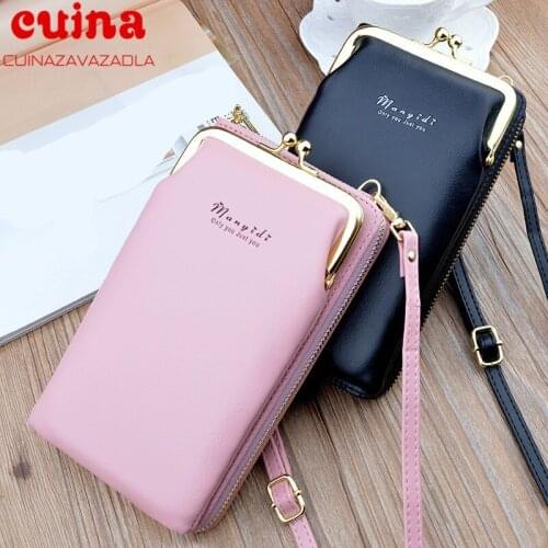 Fashion Wallet Women Pu Multifunctional Mobile Phone Clutch Bag Ladies Purse Large Capacity Travel Card Holder Passport Cover