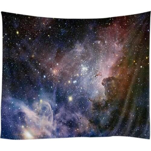 Nebula Tapestry Galaxy Stars in Space Celestial Astronomic Planets in the Universe Milky Way Print Wall Hanging (150*130cm)