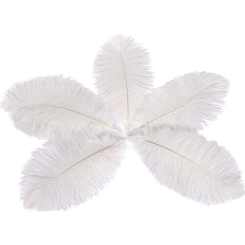 Wholesale White Ostrich Feather 1000-2000pcs/lot 15-20CMdiy feathers for Crafts decor feathers for jewelry making Wedding plumes