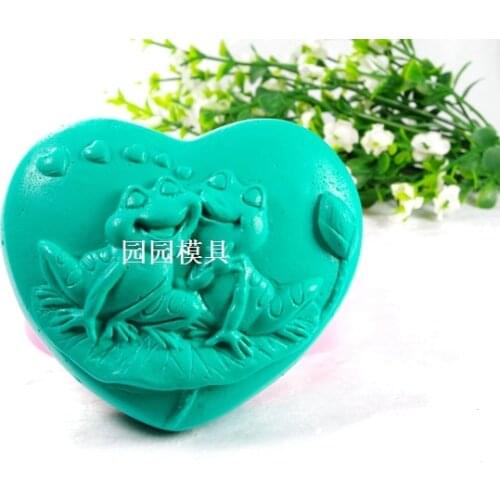 Frog Silicone Soap mold Handmade 3D silicone mould DIY Craft molds S338