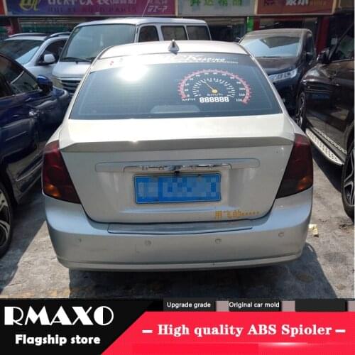 For Buick Excelle Spoiler 2003-2006 Buick Excelle High Quality ABS Material Car Rear Wing Primer Color Rear Spoiler