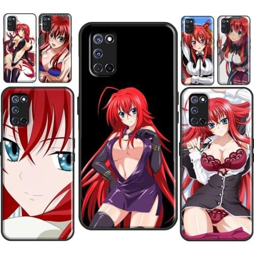 High School DxD Rias Gremory For OPPO Find X2 X3 Pro A1K A3S A5S A15 A52 A72 A83 A91 F7 A53 A31 A9 A5 2020 Phone Case