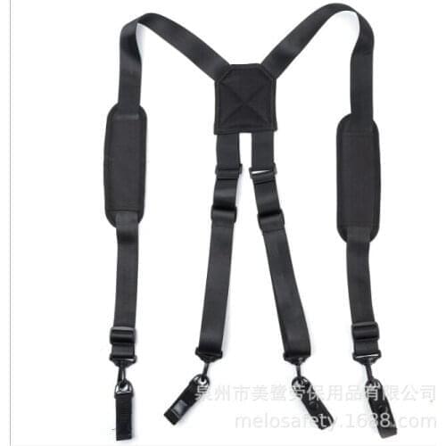 The Electrician Heavy Duty Work Tool Belt Braces Suspenders Battleback harness equipment hanging strap X-type tooling harness