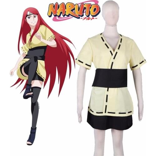 Shippuden Uzumaki Kushina Mission Uniform Cosplay Costume