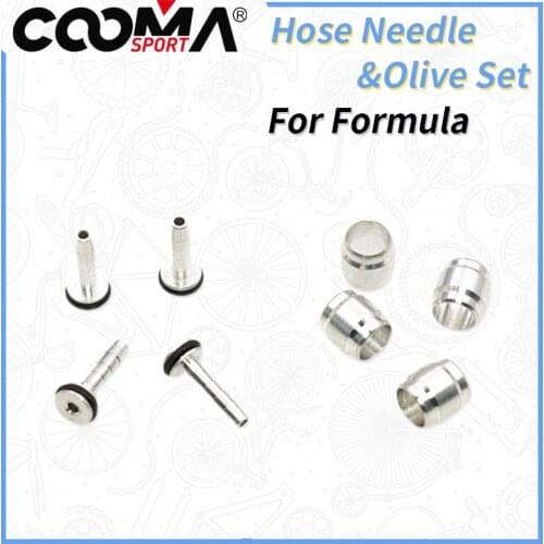 Hydraulic Disc Brake Hose Barb & Compression Fitting for Formula Brake System, for Formulas Olive & Needle, 2 SET/order