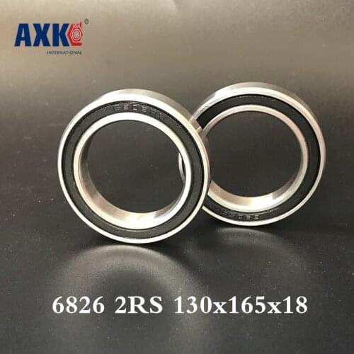 2021 Real Promotion Steel Rodamientos Thrust Bearing 6826 2rs 130x165x18 Metric Thin Section Bearings 61826 Rs