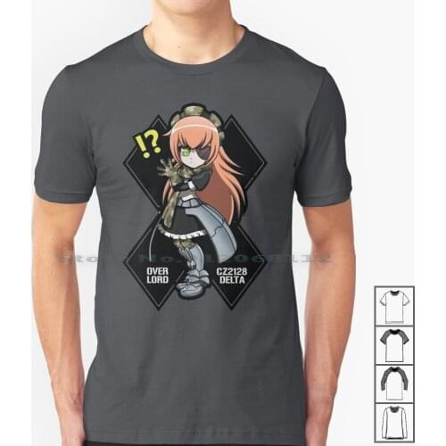 Cz2128 T Shirt 100% Cotton Overlord Solution Epsilon Pleiades Arachnoid Shalltear Bloodfallen Dark Elf Aura Bella Fiora Alpha