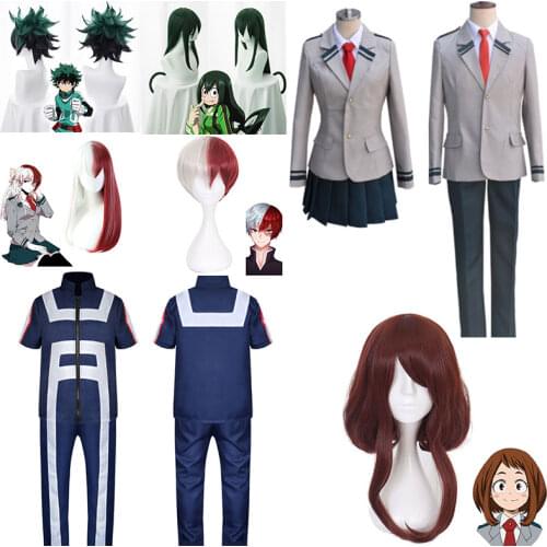 Boku No Hero Academia My Hero Academia All Roles Gym Suit High School Uniform Sports Wear Outfit Anime Cosplay Costumes