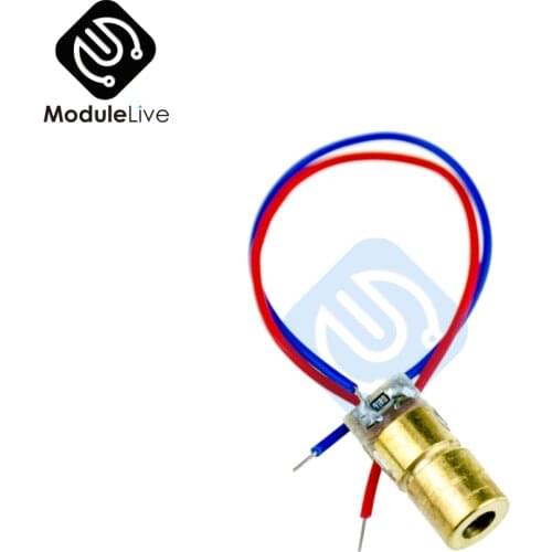 5Pcs 5V 650nm 605 nm 5mW Laser Red Dot Module Red Laser Sight Red Laser Diode Laser Pointer New Diy kits