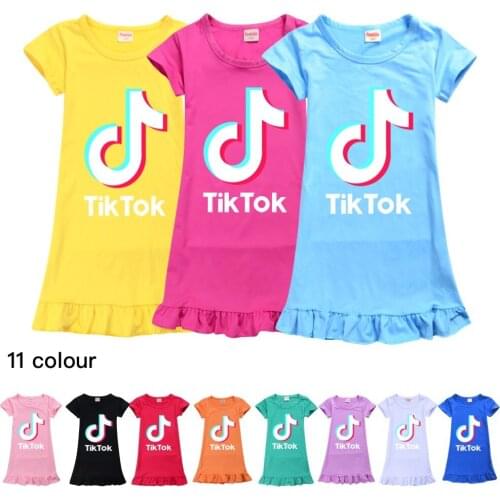 Baby Girls Summer Dress Girls Short-Sleeved Dress Children Clothing Toddler Kids Dresses Clothes for 2-12 Years