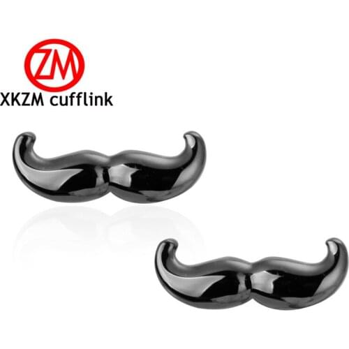 Hot Fashion Men Cufflinks Male Men French Shirt Cuff Links Black beard Cufflink Cuff Button mens Jewelry Party gift