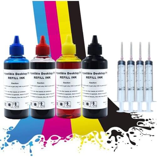 400ml Canon Cartridge Ink Refill Kit,Printer Ink Kit for TS204 TS304 TS3140 TS3340 TS3440 TS5040 TS5140 TS5340 Printer Paint