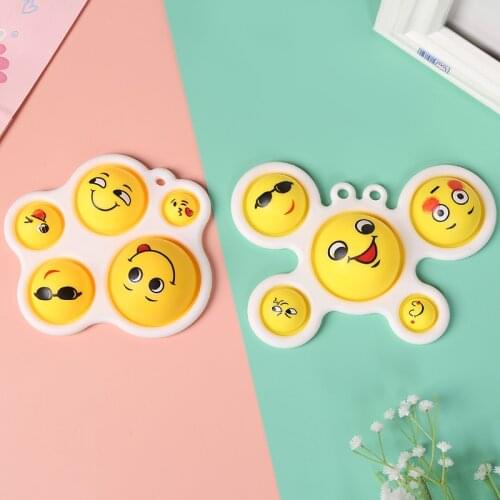 New Simple Dimple Keychain Fidget Toys Sensory Bubble Compressive Bubble Push Popite Antistress Childrens Toys