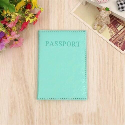 Passport Cover Women Men Pattern Pu Leather Travel Wallet Landscape Passport Holder High Quatity Case for Passports