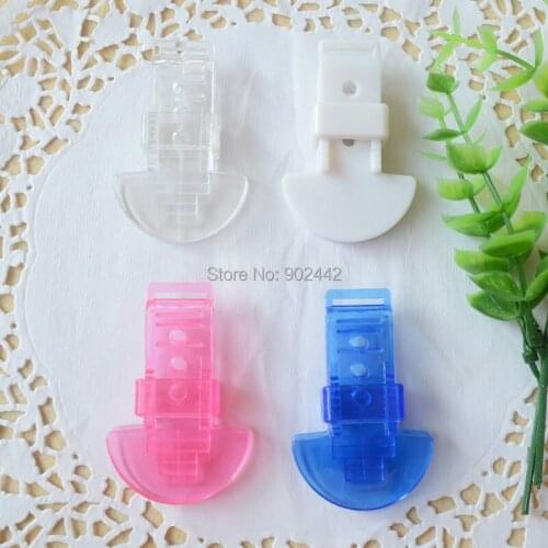 Wholesale 500 PCS/Lot 12MM Plastic Pacifier Clips Baby Pacifier Holder Clip Smoother Clip Dummy Teether Clip 4 Colors For Choice