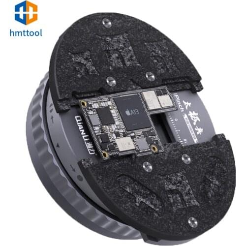 Qianli iPinch 360 Degree Turntable Design Motherboard Repair Fixture with Glue Removal Card Slot Universal for 99% Mobile Phone