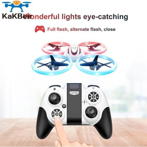 KaKBeir S123 17cm Mini RC Drone With Flashing LED Litght Professional Quadcopter Headless Mode Fixed Height RC UFO Drone BoyToys
