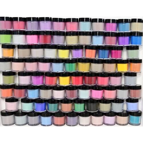 Random 20Bottle Acrylic Powder For Nail Extension Builder Dipping Powder Nail Art Carving Decoration For Manicure 3 In 1