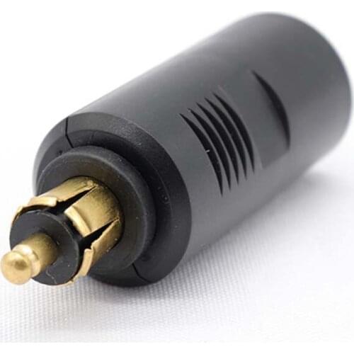 Universal 12V-24V Car Cigarette Lighter EU Plug Socket Power Plug Connection Male Adaptor Hot