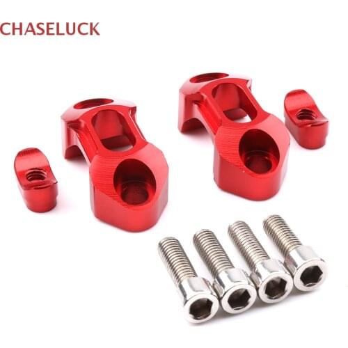 Universal CNC Aluminum 22mm 7/8'' Handlebar Riser Handlebar Clip Holder Clamp For Honda PCX 125 150 / Yamaha BWS 125 Accessories