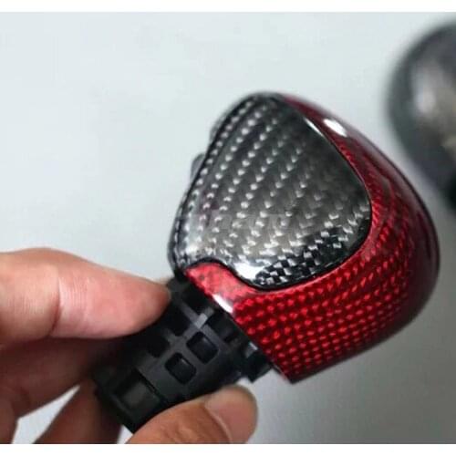 High Quality Customize Carbon Fiber Car Shift Knob Fit For Toyota C-HR CHR 2016 2017 2018 2019 2020 Gear Head Shift