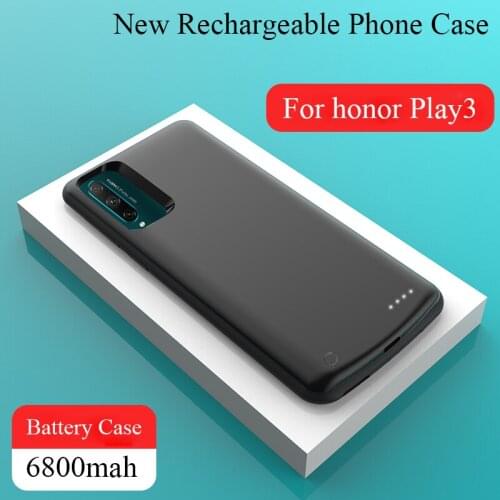 High Quality 6800mAh Power Bank Case For Huawei Honor Play 3 Pack Backup Battery Charge For Huawei honor Play3 Battery Case