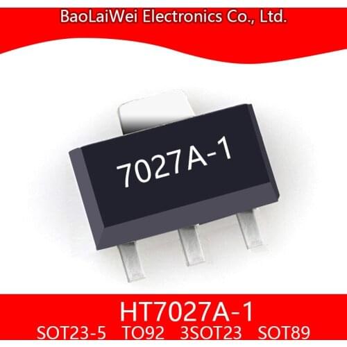 5pcs HT7027A-1 TO92 SOT89 SOT23 5SOT23 ic chip Electronic Components Integrated Circuits low power Voltage Detector