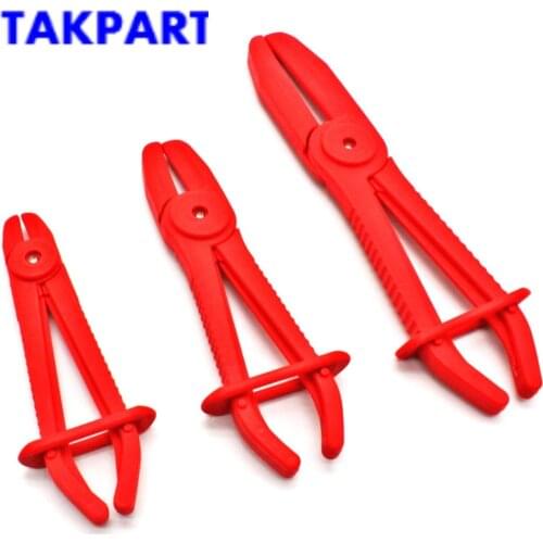 TAKPART 3pc Flexible Hands Free Hose Pliers Pipe Clamp Plier Set Brake Radiator
