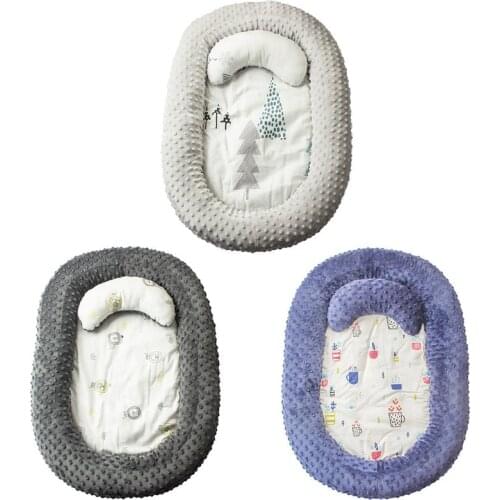 51x47cm Portable Baby Nest Travel Folding Baby Crib Bumper Removable Infant Cradle Cot Washable Newborn Bed Cradles Care