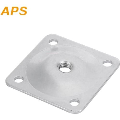 6pcs 48*48*2.0mm Table Leg Mounting Plate Sofa Legs Plates Foot Hinge Accessories Furniture Fittings Hinges