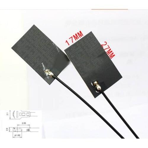 433Mhz 6dbi high gain LoRa antenna internal aerial piamater FPC 27*17mm IPEX connector