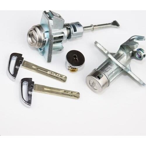 Door Lock Cylinder Driver Side LF & Trunk lock Cylinder 2 Keys For Sonata 15-17 81905-C1000