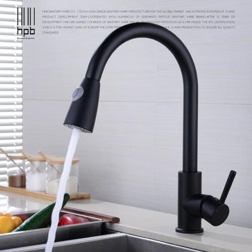 HPBGE BADEZIMMER PRODUKT Black Kitchen Faucets