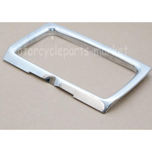 Motorcycle Chrome Radio Trim Bezel Center Stereo Accent For Harley Electra Street Touring Ultra Limited and Tri Glide 2014-later