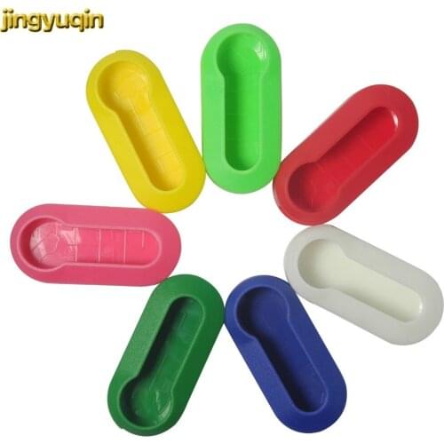 Jingyuqin Flip Remote Key Shell Colorful Replacement Cover Shell For Fiat 500 Panda Punto Bravo Car Styling Cover