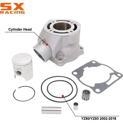 Motorcycle Cylinder Block Head Gasket Ring Kits For Yamaha YZ80 YZ85 YZ 82 85 2002-2010 2011 2012 2013 2014 2015 2016 2017 2018